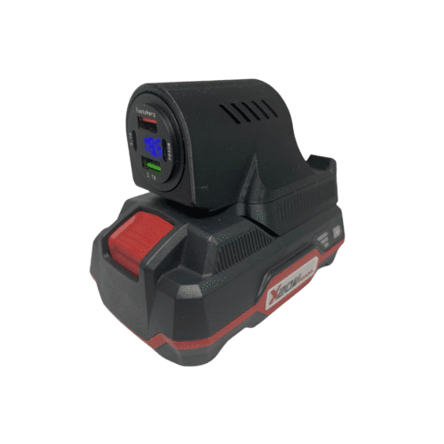 Ładowarka USB z ekranem LED, 2x USB-A +2x USB-C 5V