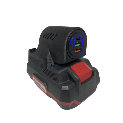 Ładowarka USB, 3 wyjścia 5V, zasilanie - Parkside X20 TEAM