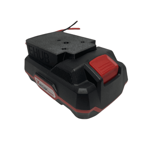 Adapter do baterii Parkside X20 z grubymi przewodami 15cm (4otwory M16/M14)