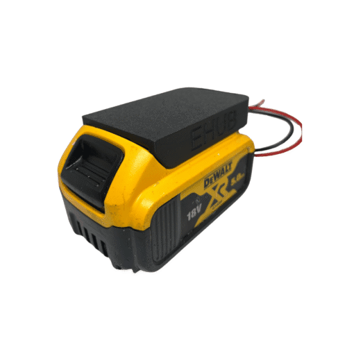 Adapter do baterii Dewalt 18V z grubymi przewodami 15 cm