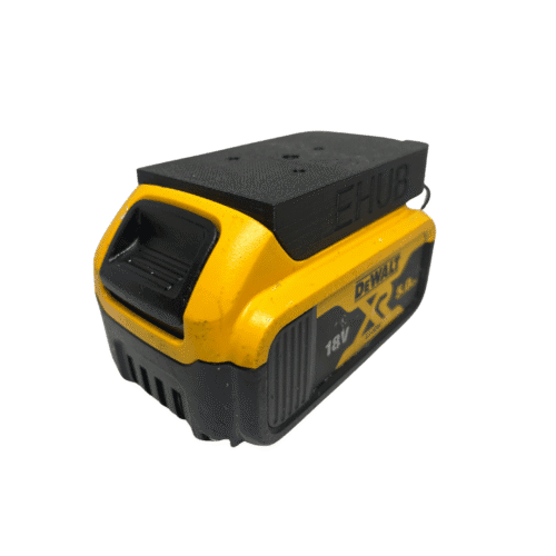 Adapter do baterii Dewalt 18V z grubymi przewodami 15 cm (4 otwory M6/M4)